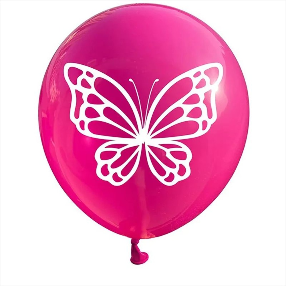 Butterfly Theme 12 Inch Latex Balloon Set 10
