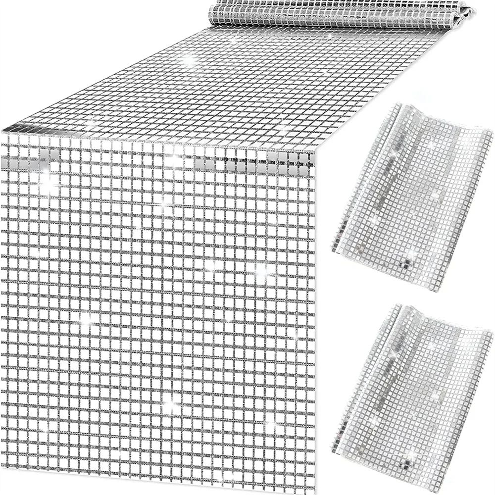 Glitter Sequin Disco Table Runner 0
