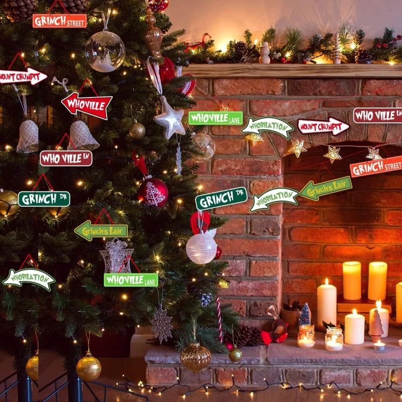 16pcs Whoville Christmas Tree Ornaments 4