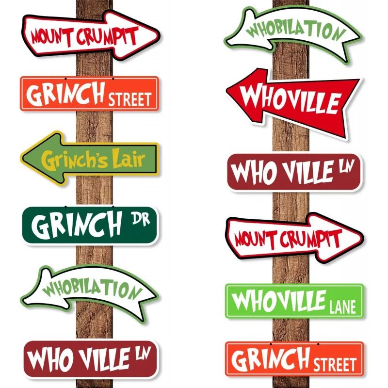 16pcs Whoville Christmas Tree Ornaments 5