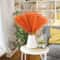 Tall Orange Artificial Pampas Grass Decoration 0