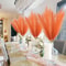 Tall Orange Artificial Pampas Grass Decoration 3