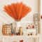 Tall Orange Artificial Pampas Grass Decoration 4