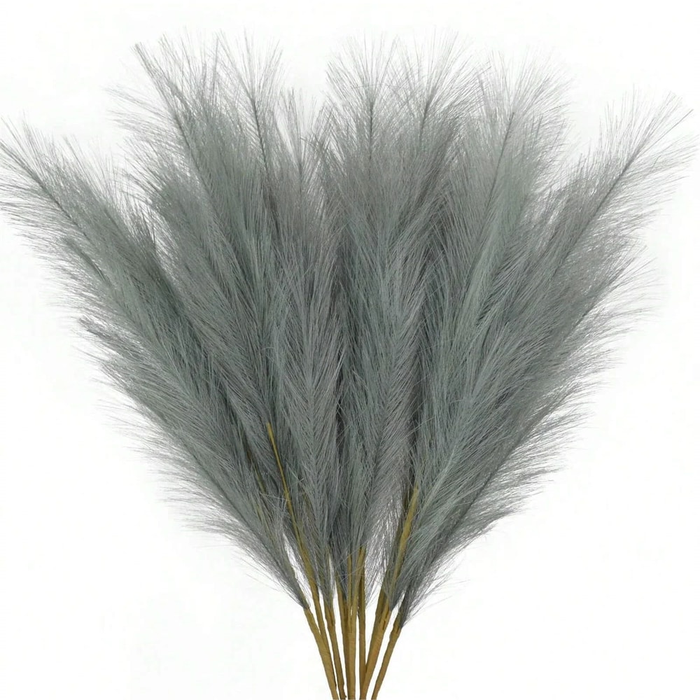 Tall Orange Artificial Pampas Grass Decoration 8
