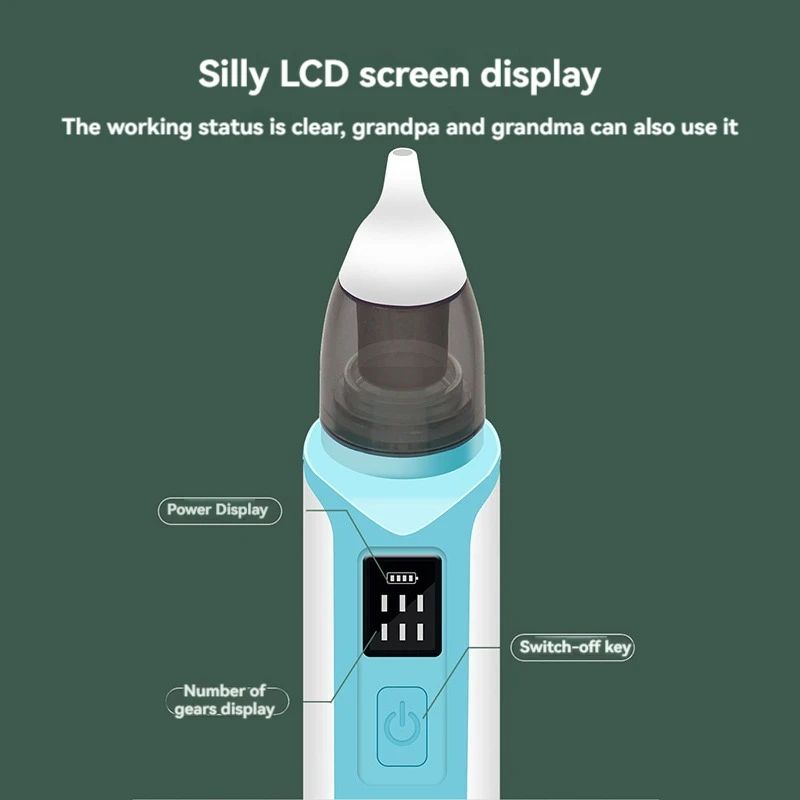 2024 Rechargeable Baby Electric Nasal Aspirator For Newborns 3