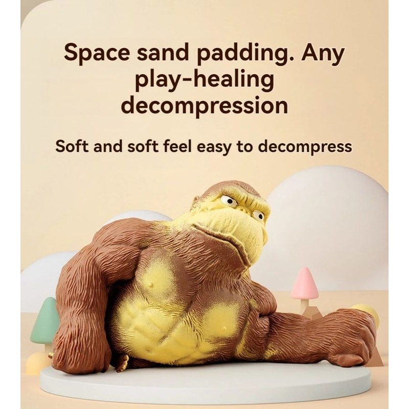 Funny AntiStress Gorilla Decompression Toy For Kids And Adults 6