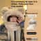 Plush Fleece 3in1 Bear Ear Hooded Cap Scarf And Gloves Set 2