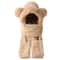 Plush Fleece 3in1 Bear Ear Hooded Cap Scarf And Gloves Set 6