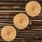 Rattan Weave Drink Coasters Set For Tea And Tableware 6