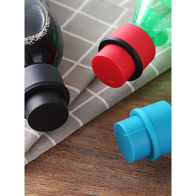 Silicone Soda Bottle Saver Caps For Drinks 8
