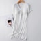 Soft Modal Maternity Nursing And Breastfeeding Nightgown 8