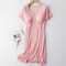 Soft Modal Maternity Nursing And Breastfeeding Nightgown 11