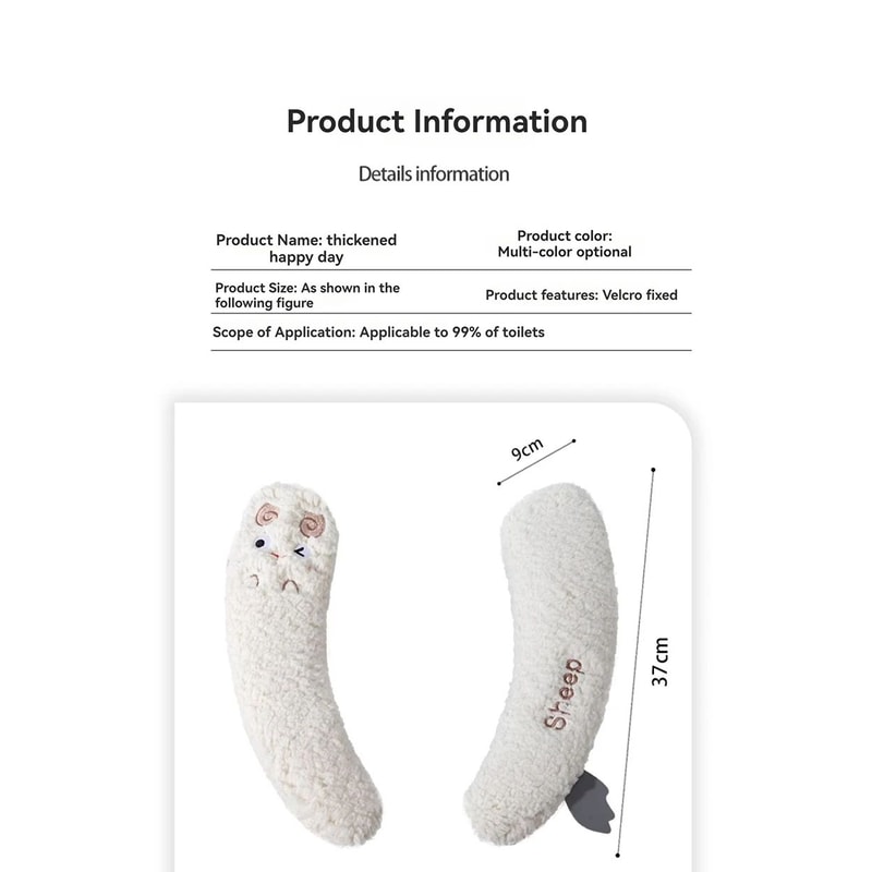 Universal Winter Warm Toilet Seat Cushion Cover 6