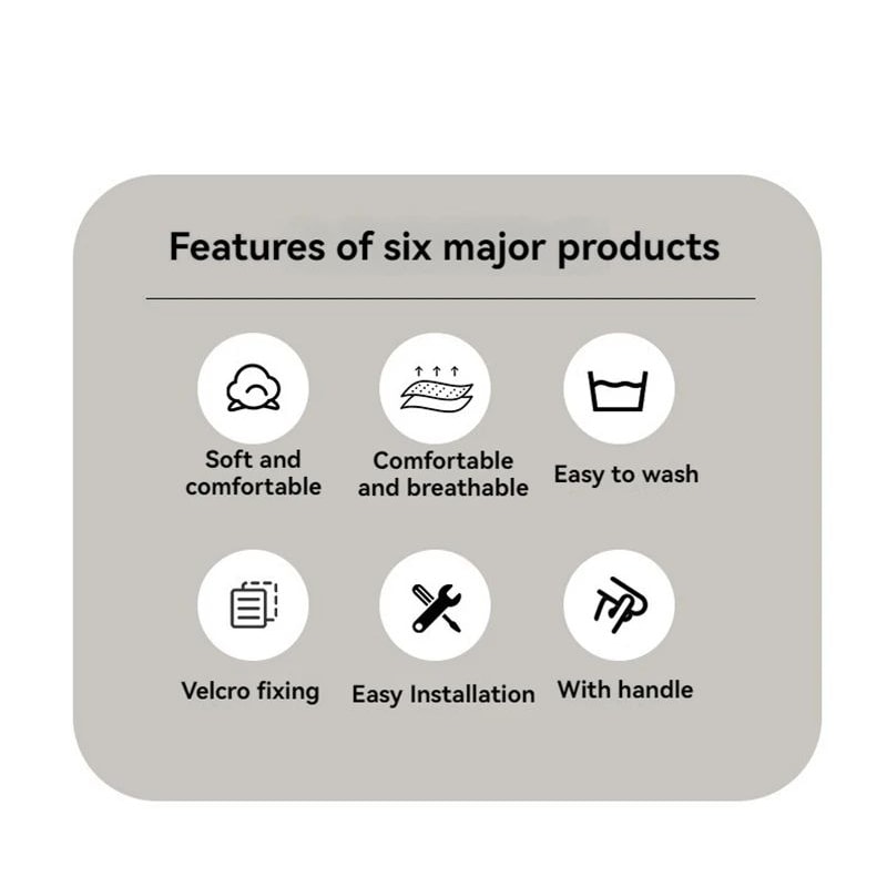 Universal Winter Warm Toilet Seat Cushion Cover 9