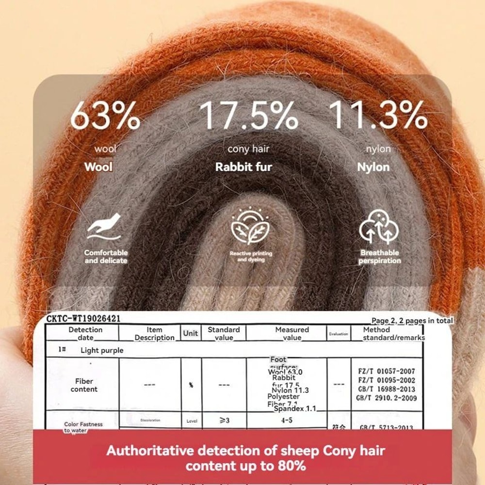 Warm Wool Winter Socks For Girls Ages 212 2