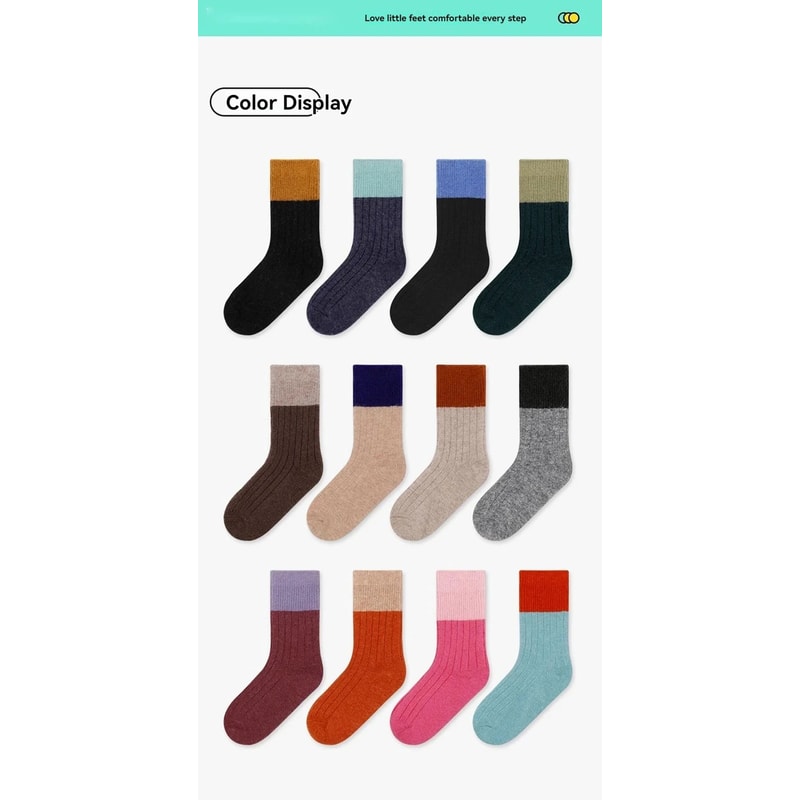 Warm Wool Winter Socks For Girls Ages 212 9