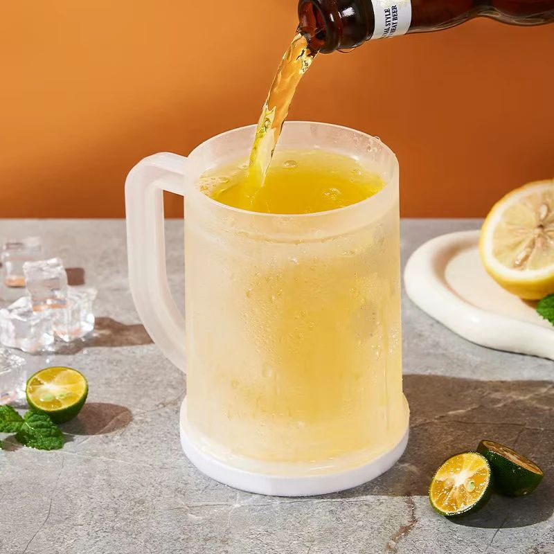 Large Freezing Beer Glass Cup For Cold Drinks 2