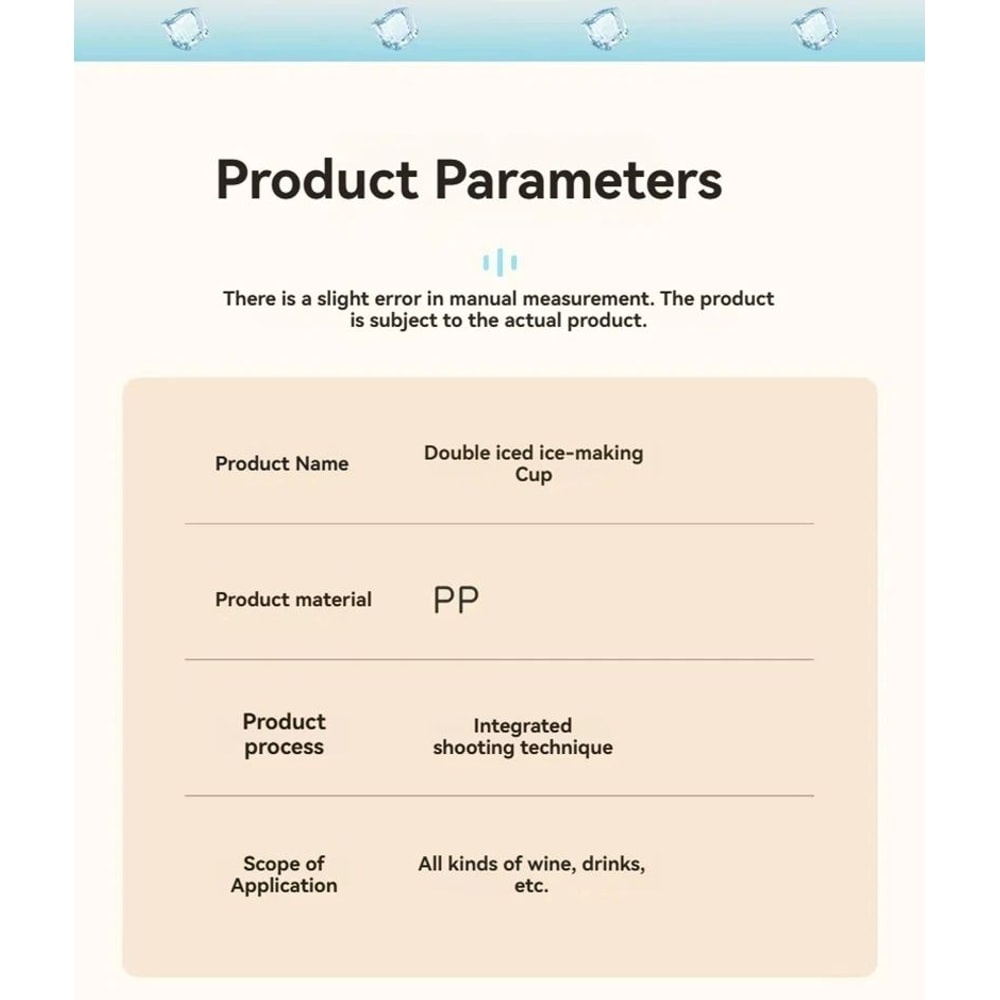 Large Freezing Beer Glass Cup For Cold Drinks 6