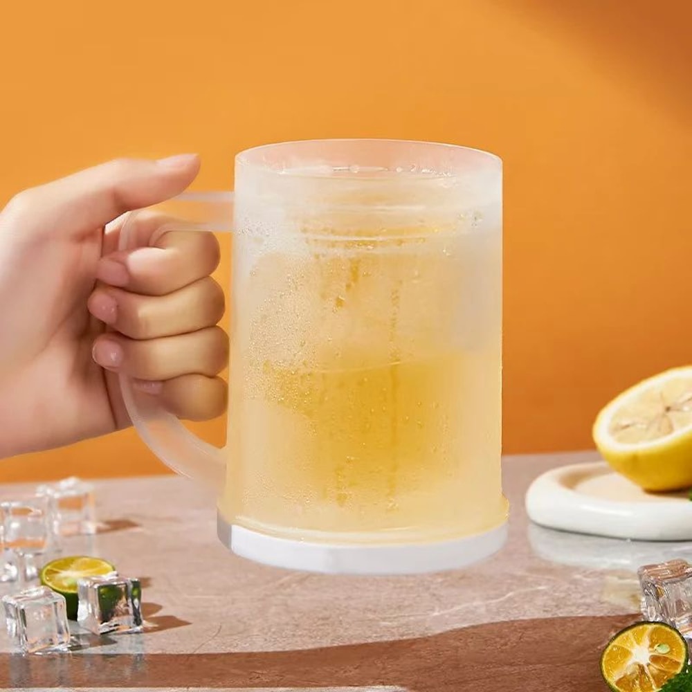 Large Freezing Beer Glass Cup For Cold Drinks 9