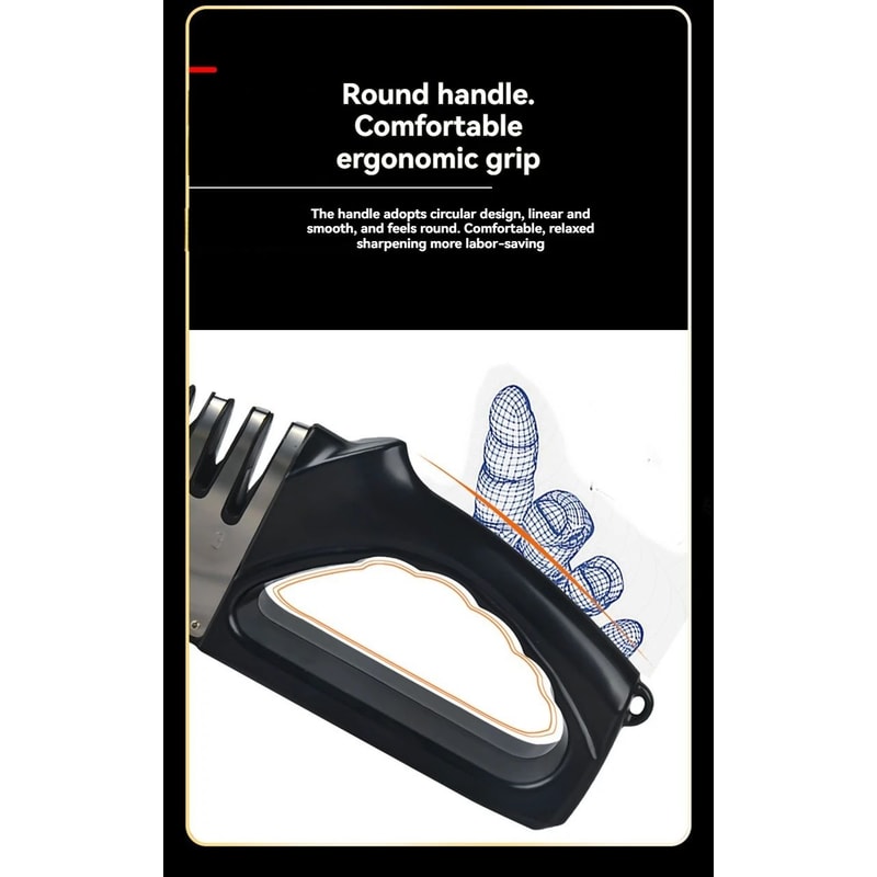 4Segment Portable Multifunctional Kitchen Knife Sharpener 6