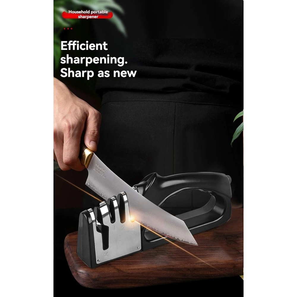 4Segment Portable Multifunctional Kitchen Knife Sharpener 8