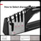 4Segment Portable Multifunctional Kitchen Knife Sharpener 9