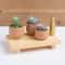 Fashion Wooden Bathroom Soap Tray And Decorative Base 4