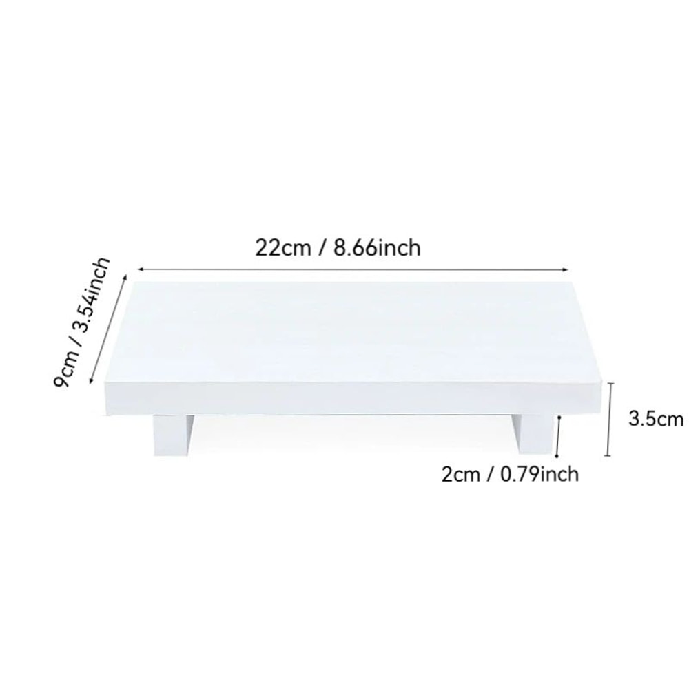 Fashion Wooden Bathroom Soap Tray And Decorative Base 12