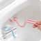 123Piece Curved Long Handle Toilet Brush Set For Deep Bathroom Cleaning 5