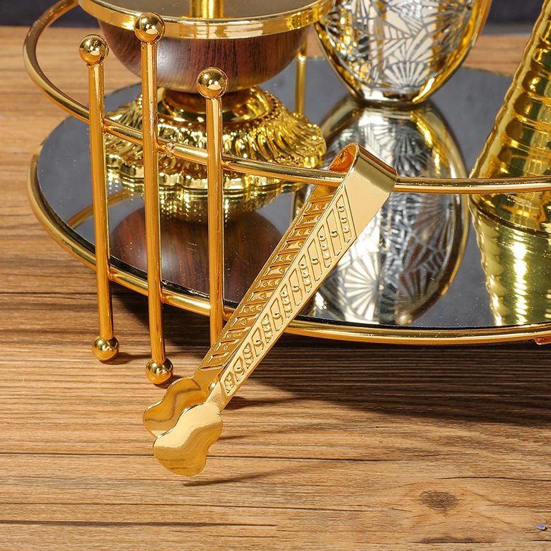 Gold Electroplated Aromatherapy Solid Spice Iron Clip Fragrance Accessory 3