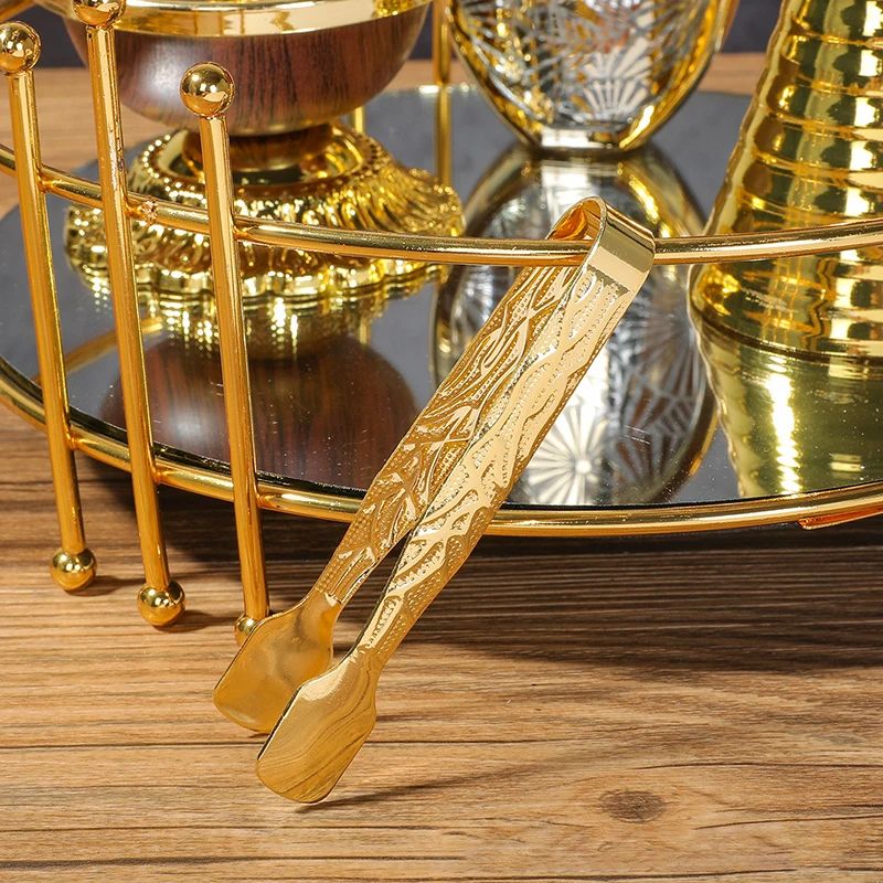 Gold Electroplated Aromatherapy Solid Spice Iron Clip Fragrance Accessory 4