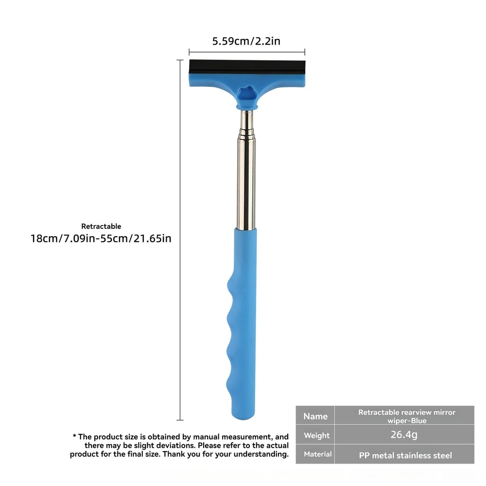 Portable Retractable Car Mirror And Windshield Wiper Cleaner Tool 8