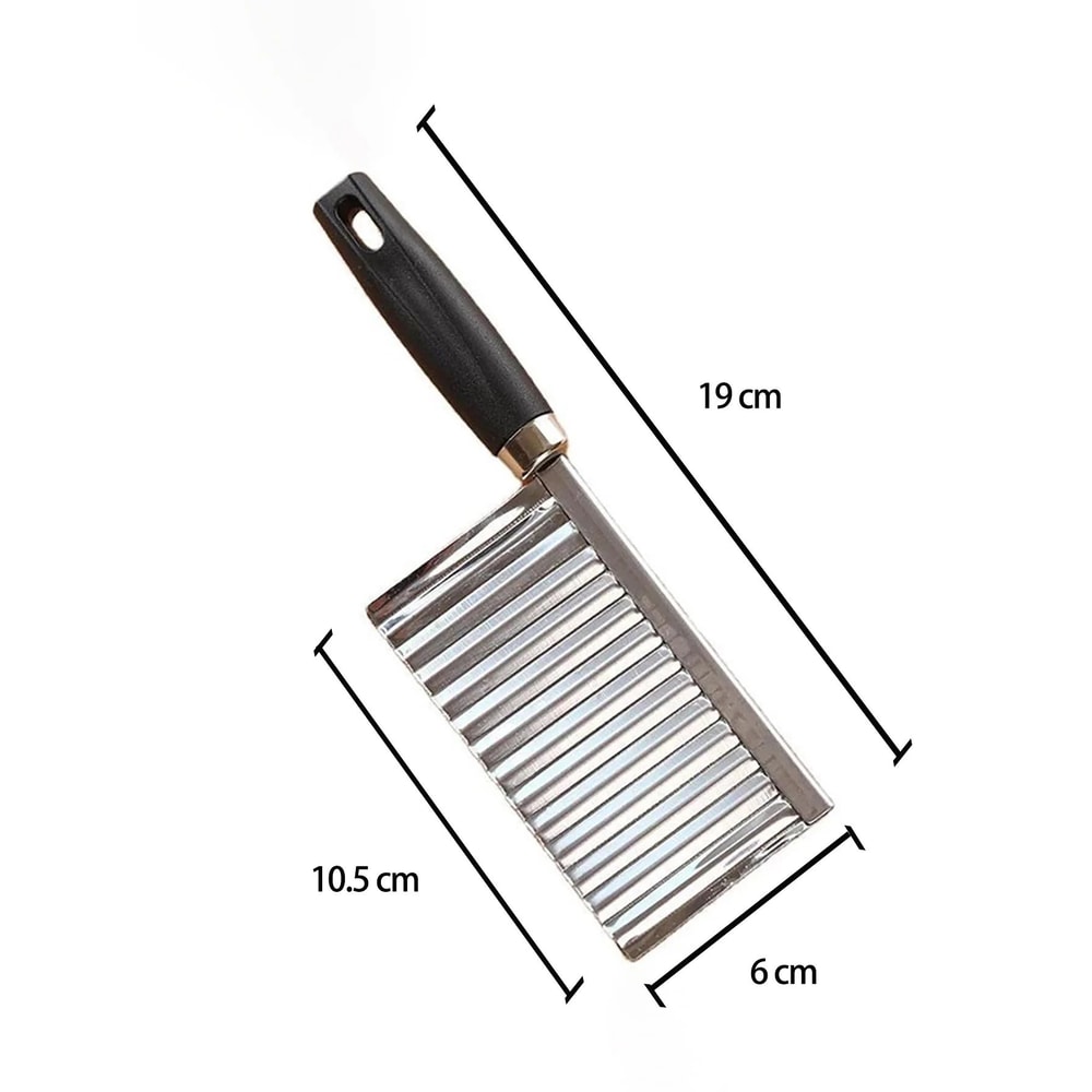 Stainless Steel Wavy Potato And Vegetable Cutter Kitchen Tool 6