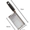 Stainless Steel Wavy Potato And Vegetable Cutter Kitchen Tool 6