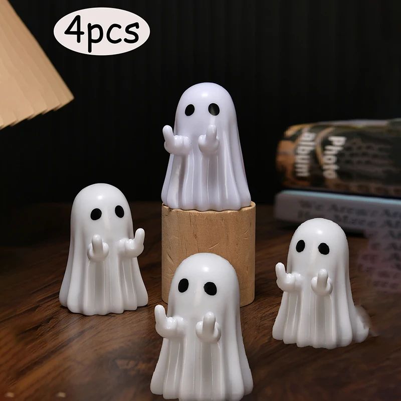 Cute White Ghost Festival Decoration Figurine 15