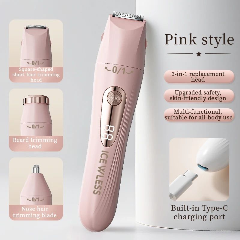 3in1 Portable Women Electric Shaver And Grooming Trimmer 6