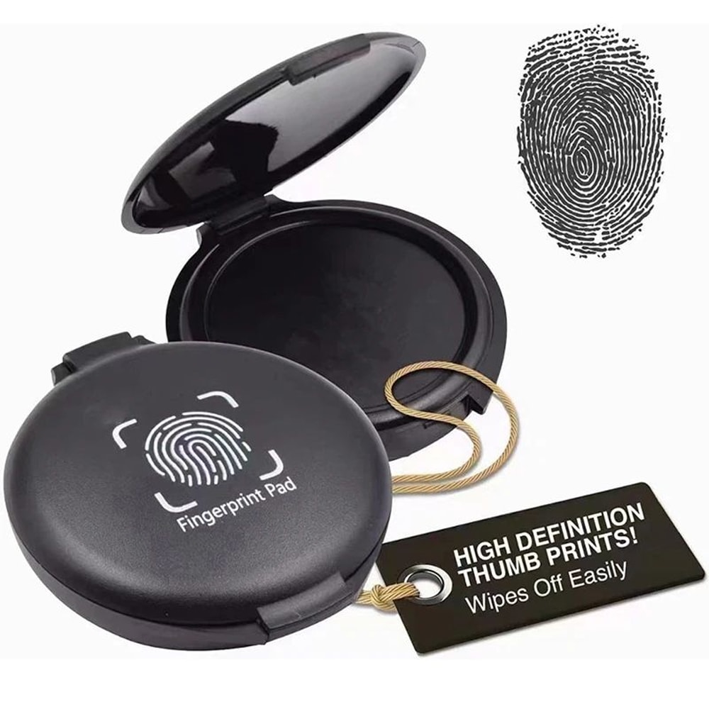 Portable Mini Fingerprint Printing Platform With QuickDrying Ink 0