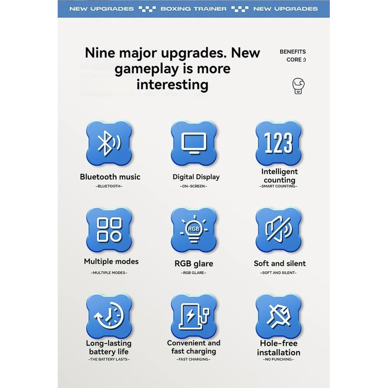 Music Interactive Boxing Target Training Machine 7
