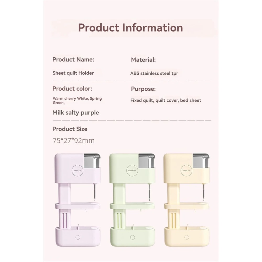 Detachable Bed Sheet Fixing Tool AntiSlip Quilt And Sheet Holder 6