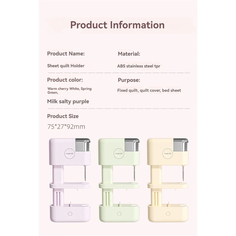 Detachable Bed Sheet Fixing Tool AntiSlip Quilt And Sheet Holder 6