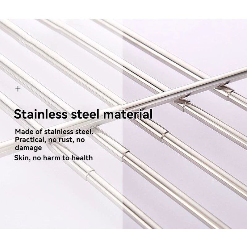 Portable Stainless Steel Extendable Itchy Scratcher For Back And Body 4