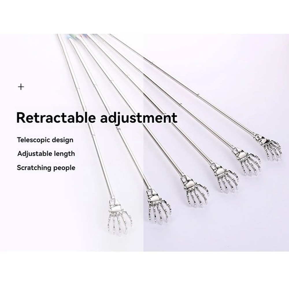 Portable Stainless Steel Extendable Itchy Scratcher For Back And Body 5