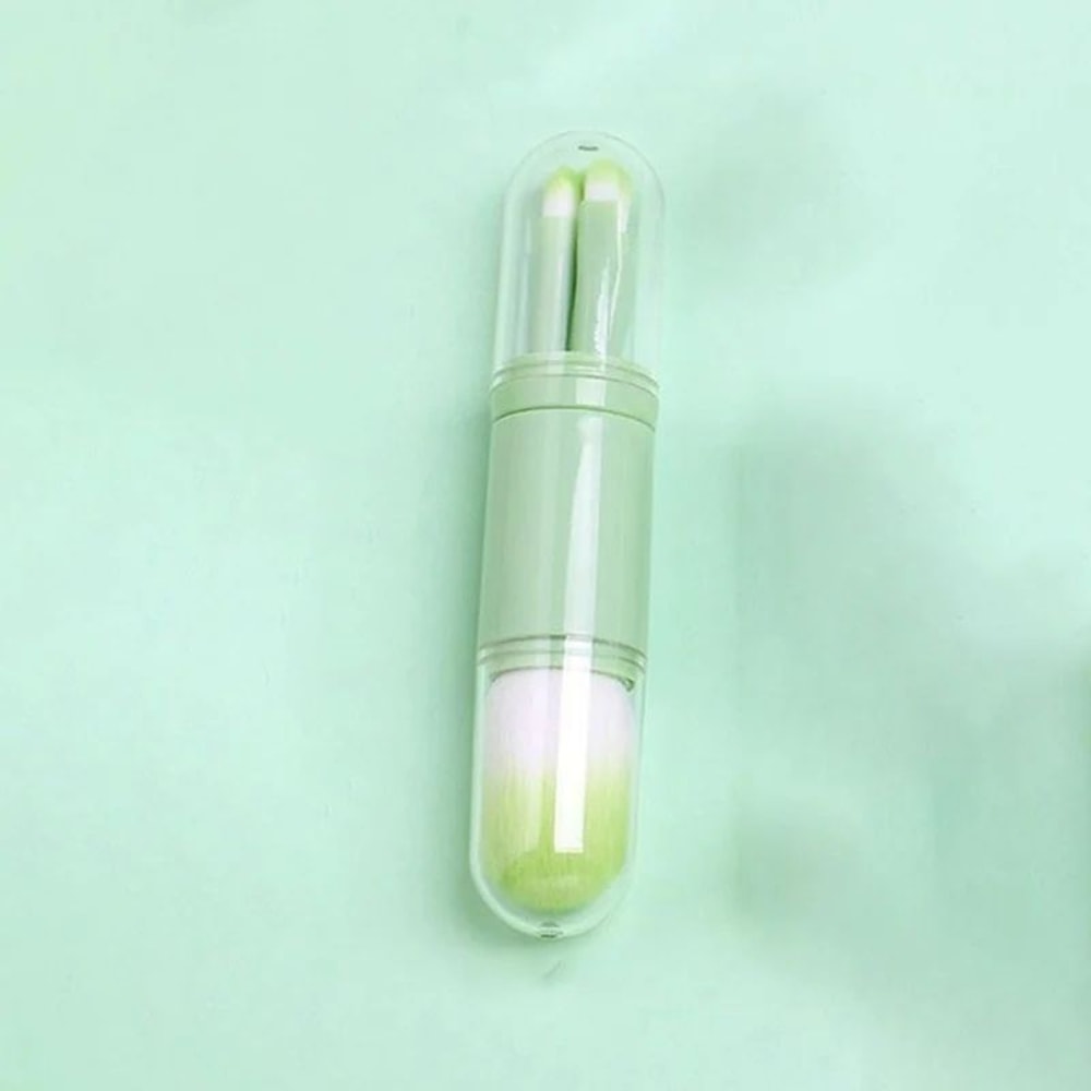 Portable 4in1 Telescopic Makeup Brush Travel Set 12