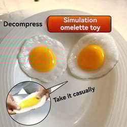 realistic fried egg home decoration ornament