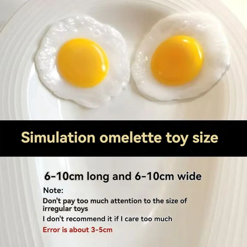 Realistic Fried Egg Home Decoration Ornament 1