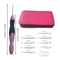 9 In 1 USB Rechargeable LED Crochet Hook Set 13