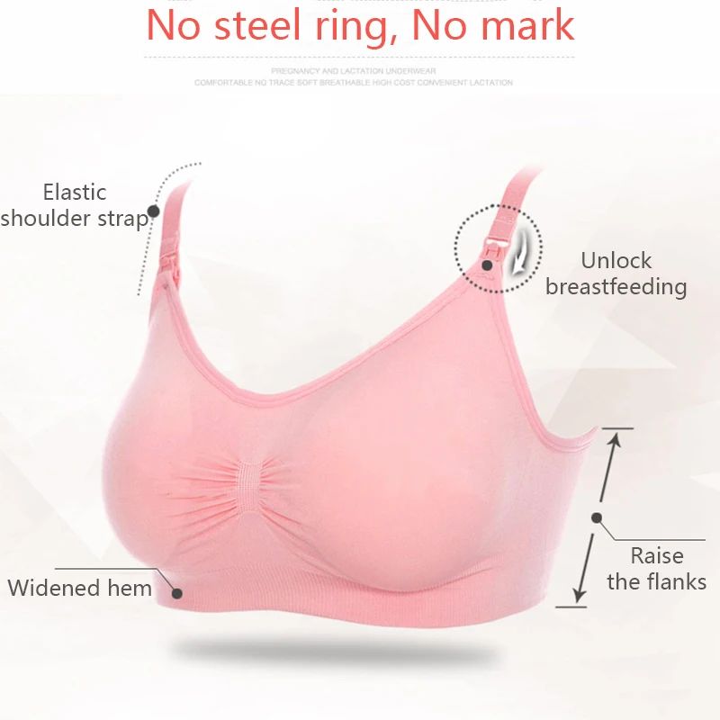 Wireless Maternity Nursing Bra For Breastfeeding 9