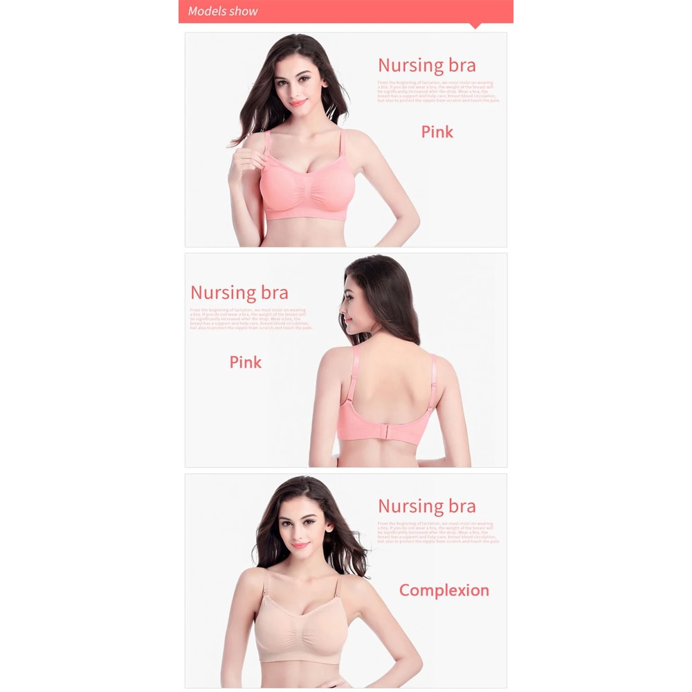 Wireless Maternity Nursing Bra For Breastfeeding 10