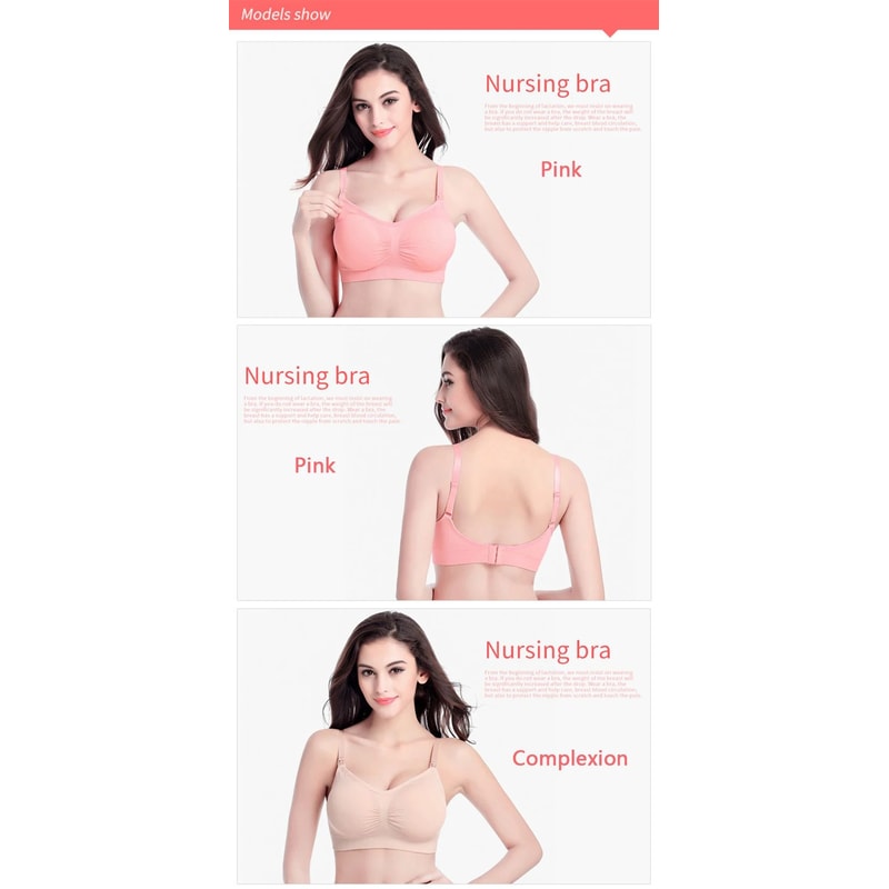 Wireless Maternity Nursing Bra For Breastfeeding 10