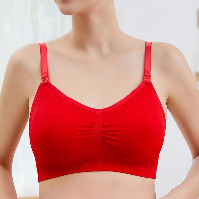 Wireless Maternity Nursing Bra For Breastfeeding 23